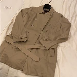 Coach Short Trench Coat- Khaki